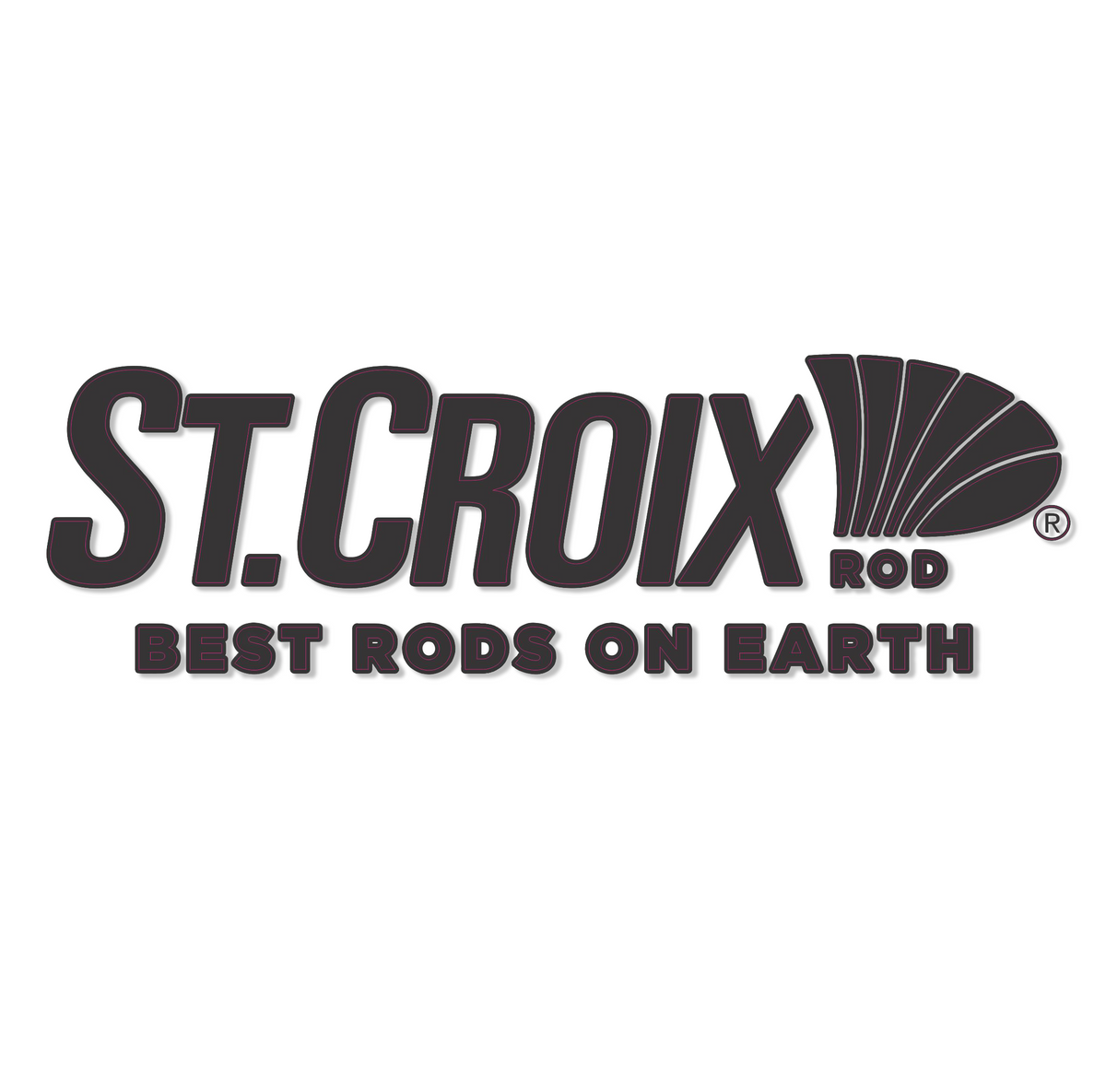 12 Inch St Croix Black Decal