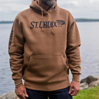 St Croix Brown Logo Hood product image 1