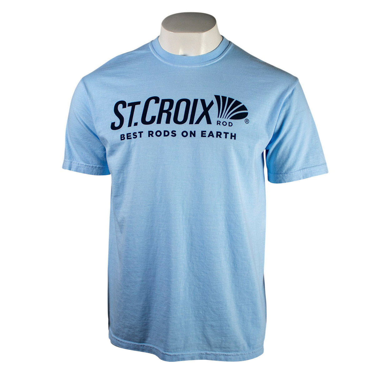 St. Croix Blue Comfort Colors Tee – St. Croix Rod