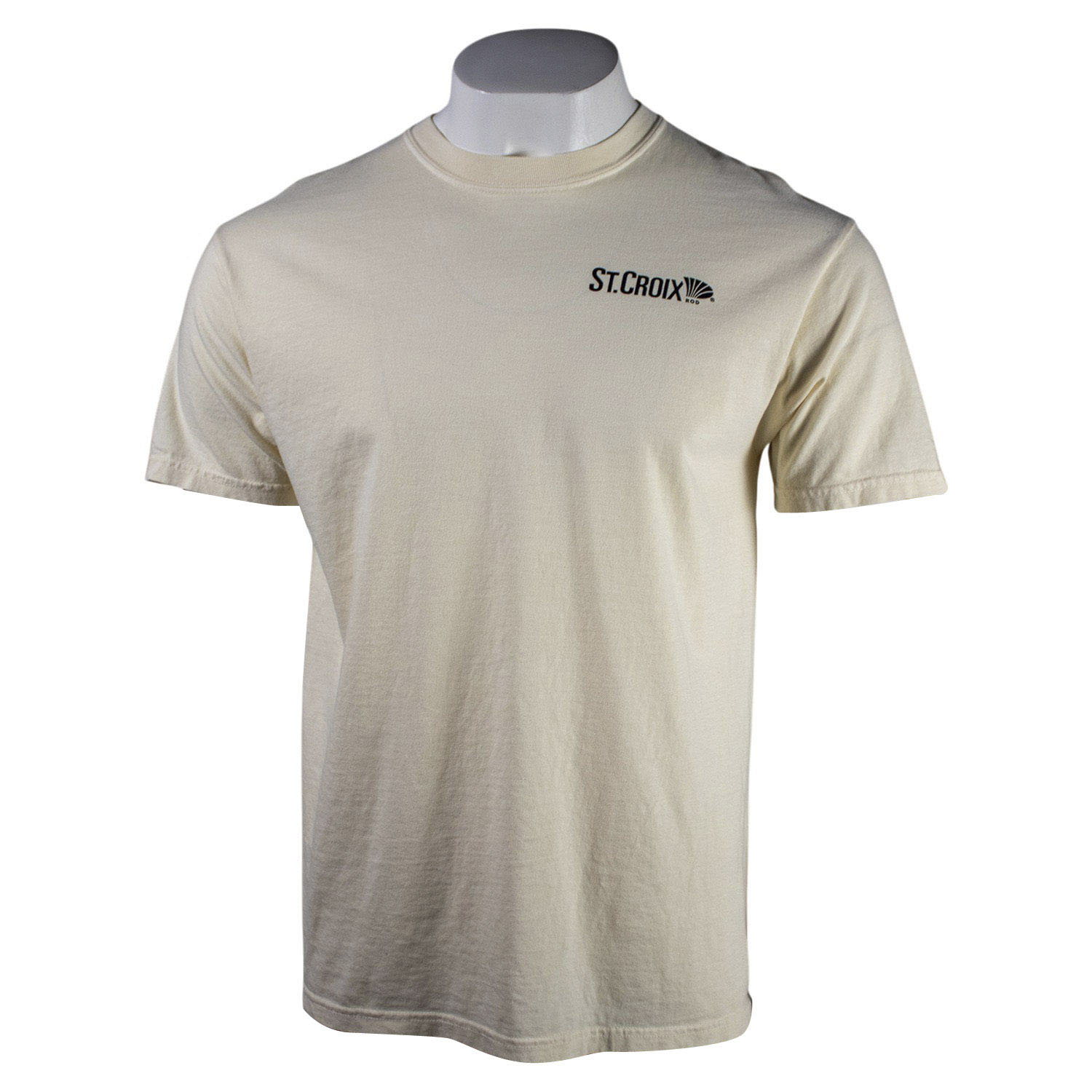 Beige t-shirt with 'St. Croix' logo on the left chest.