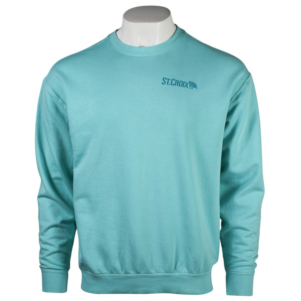 St Croix Chalky Mint Comfort Colors Crewneck Sweatshirt product image 3