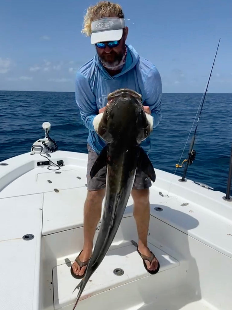 Captain Justin Carter on Fall Atlantic-Coast Redfish and Bonus Cobia - St.  Croix Rod