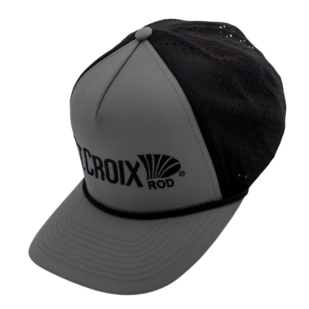 St Croix 10/10 5 Panel Rope Hat- Grey/Black Hat product image 4

