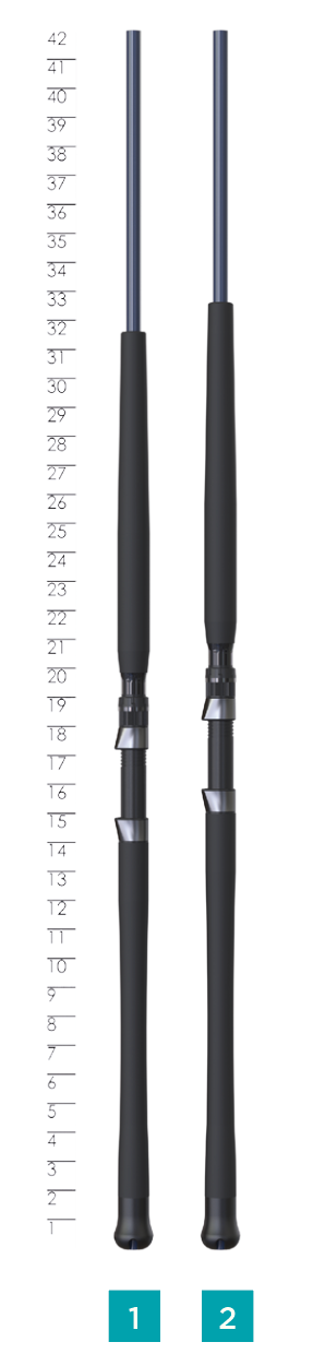 st croix 200-5 rod St. SEIS73M Rogue V Boat Spinning Built with proprietary Fortified Resin System (FRS) technology Rods St. Croix Rod