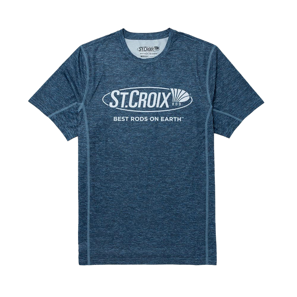 ST. CROIX rod Fishing 1/4 Zip Performance Shirt 