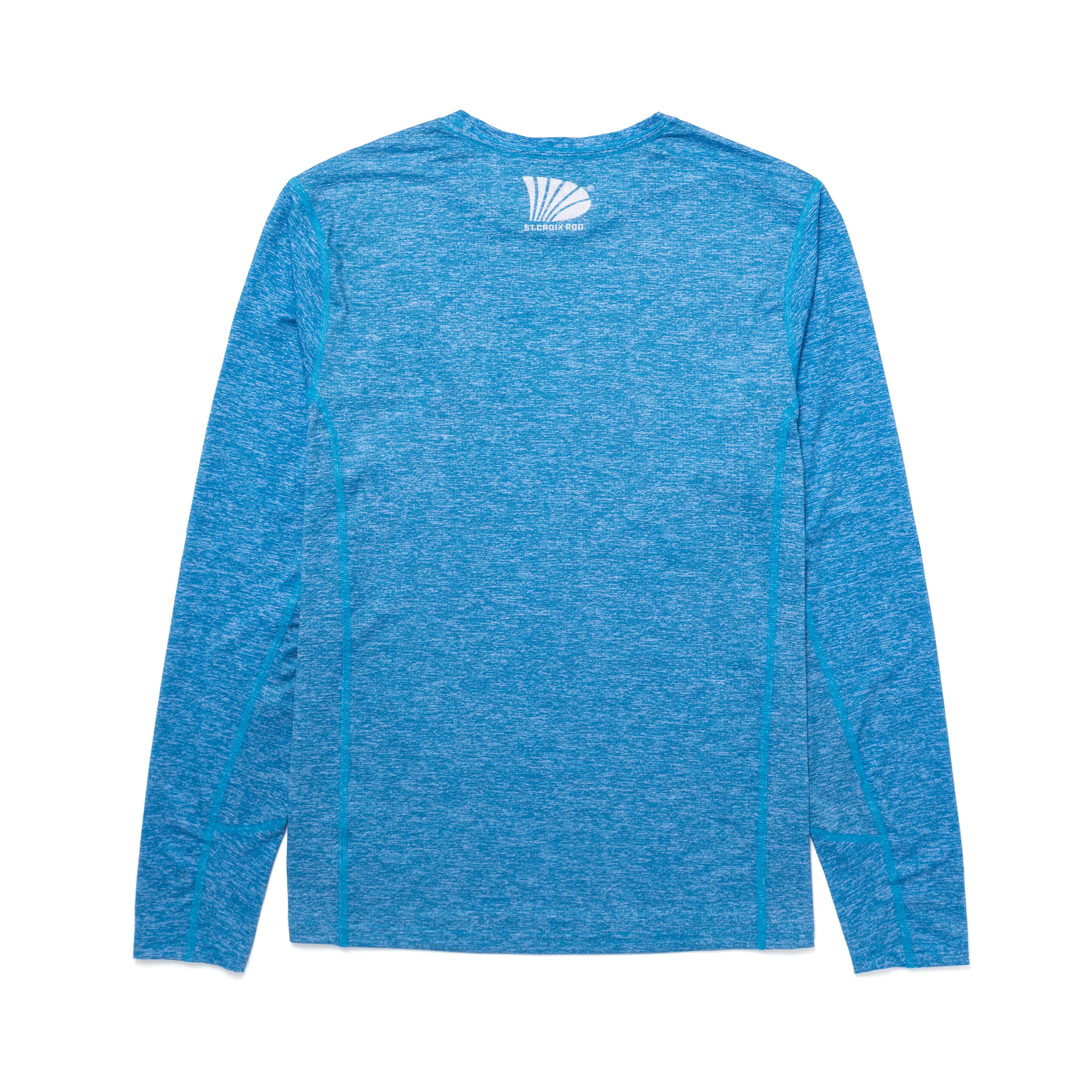 Heather Blue Performance LS