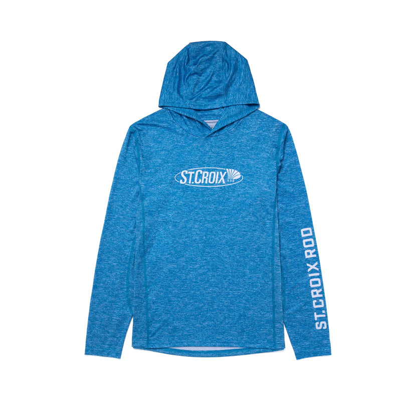 Heather Blue performance LS Hood