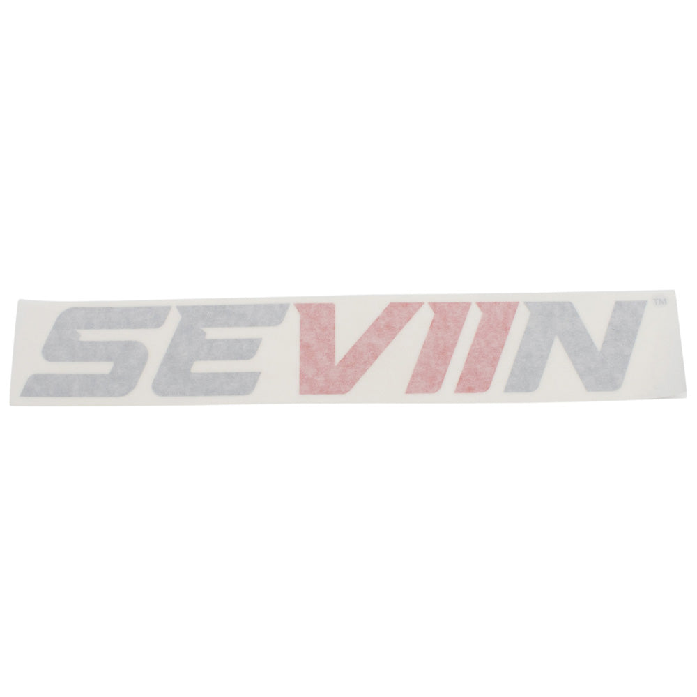 12" SEVIIN Grey/Red Decal product image 4
