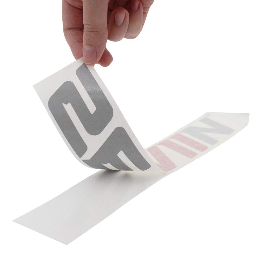 12" SEVIIN Grey/Red Decal product image 5
