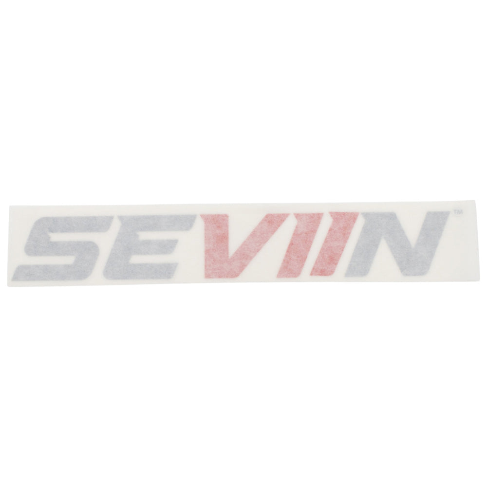 12" SEVIIN Grey/Red Decal product image 2
