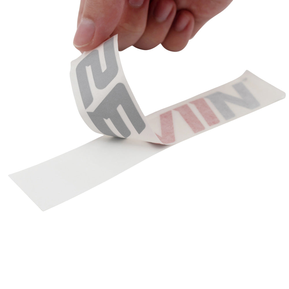 12" SEVIIN Grey/Red Decal product image 3
