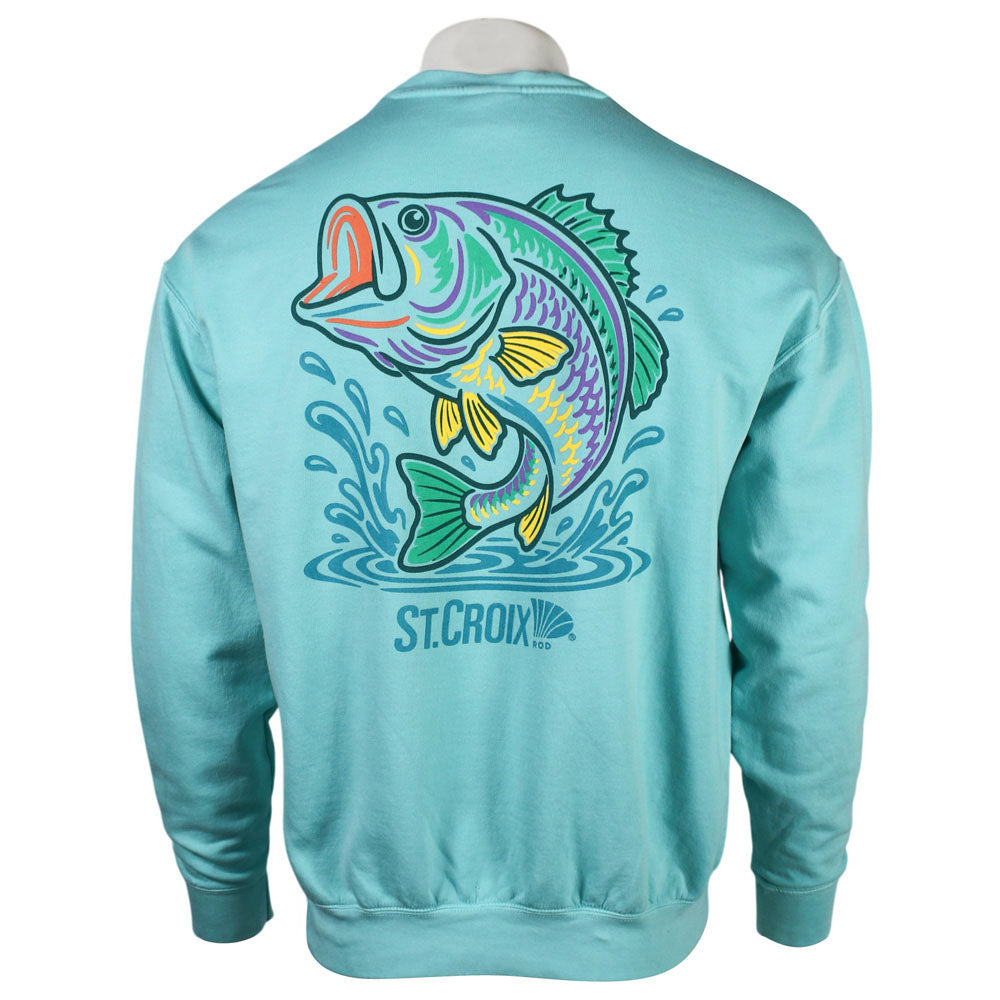 St Croix Chalky Mint Comfort Colors Crewneck Sweatshirt product image 6
