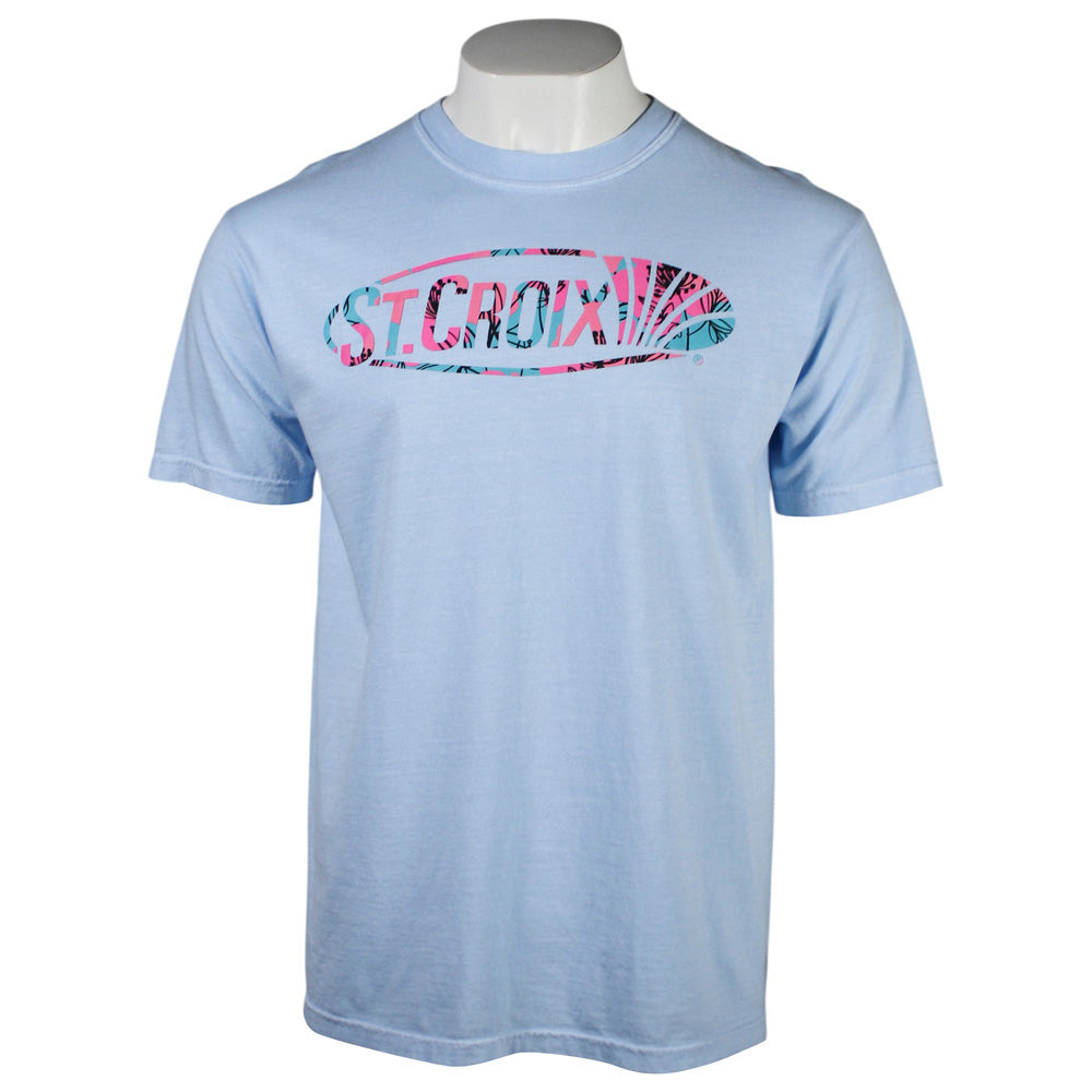 St Croix Floral Logoed Comfort Colors Tee product image 1
