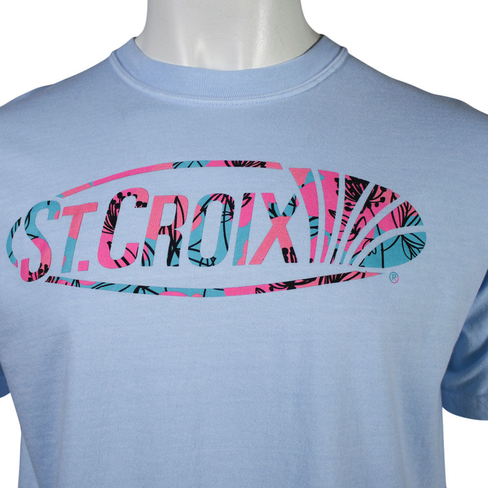 St Croix Floral Logoed Comfort Colors Tee product image 2
