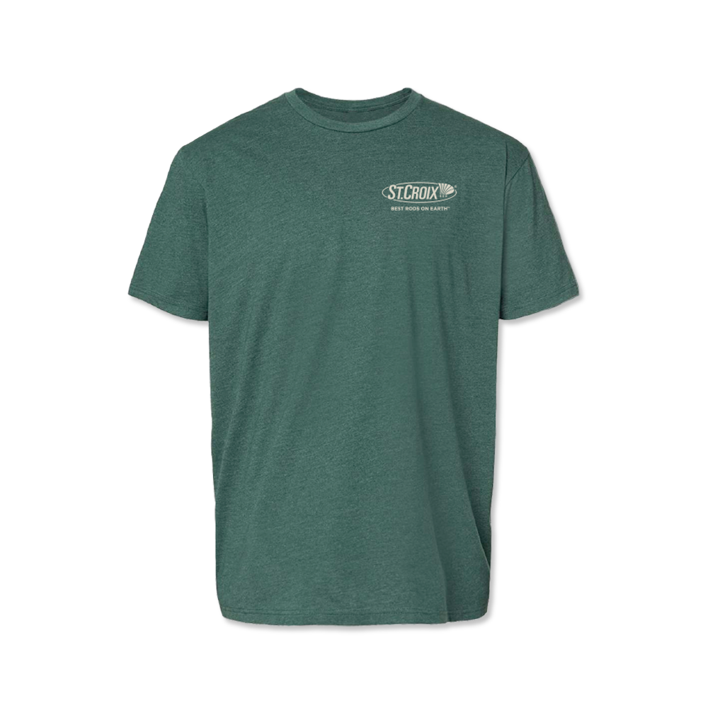 Heather Green Walleye Tee