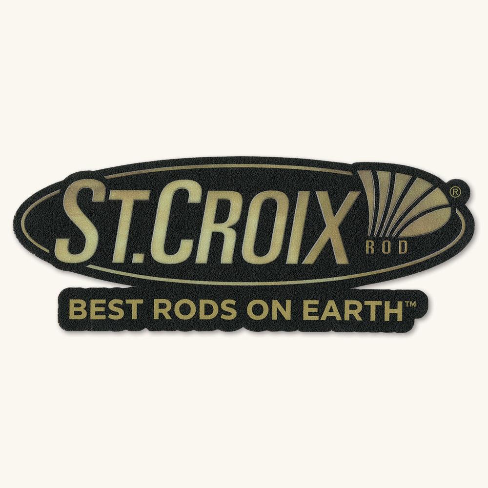 12 Best Rods on Earth Carpet Decal - St. Croix Rod
