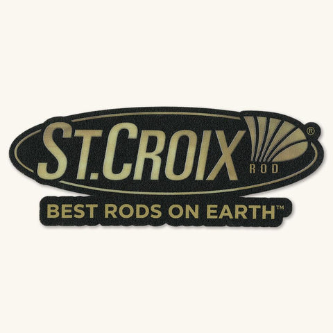 6 Best Rods on Earth Carpet Decal - St. Croix Rod
