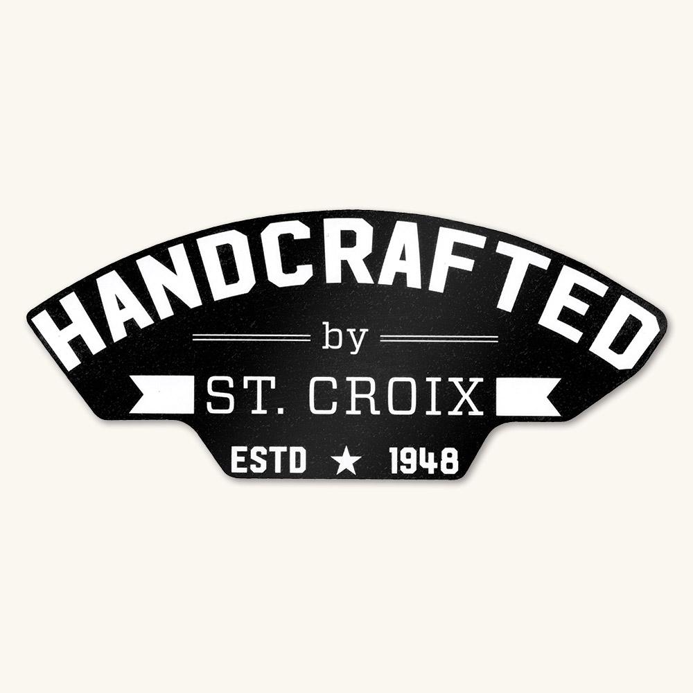 Handcrafted 5 Decal - St. Croix Rod