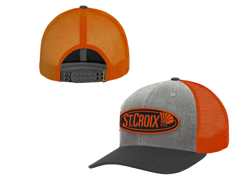 Vintage ST. CROIX Fishing RODS Snapback Hat / Baseball Cap - RARE